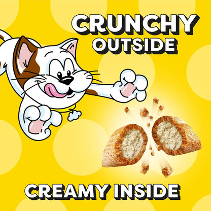 Jumbo Stuff Crunchy and Soft Cat Treats Tempting Tuna Flavor, (10) 5.3 Oz. Pouches